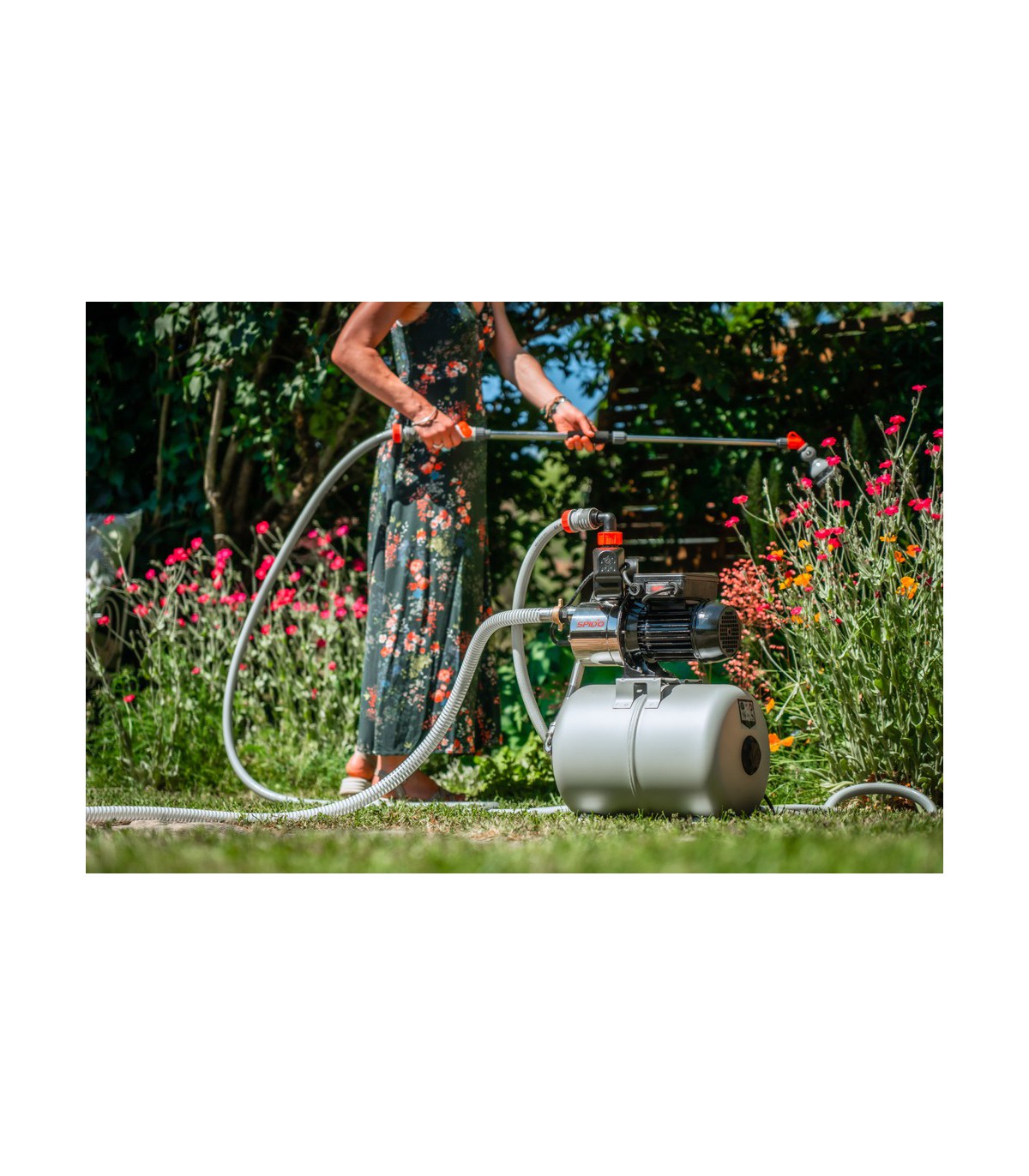 Groupe de surpression avec réservoir Spid'O PRO X120/50 PROTEC : Arroser  mon jardin, pompes Spido