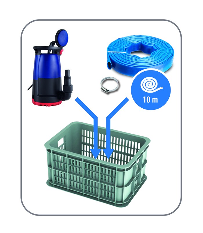 Kit inondation VCDC-500 Spid'O Classic avec pompe d'évacuation