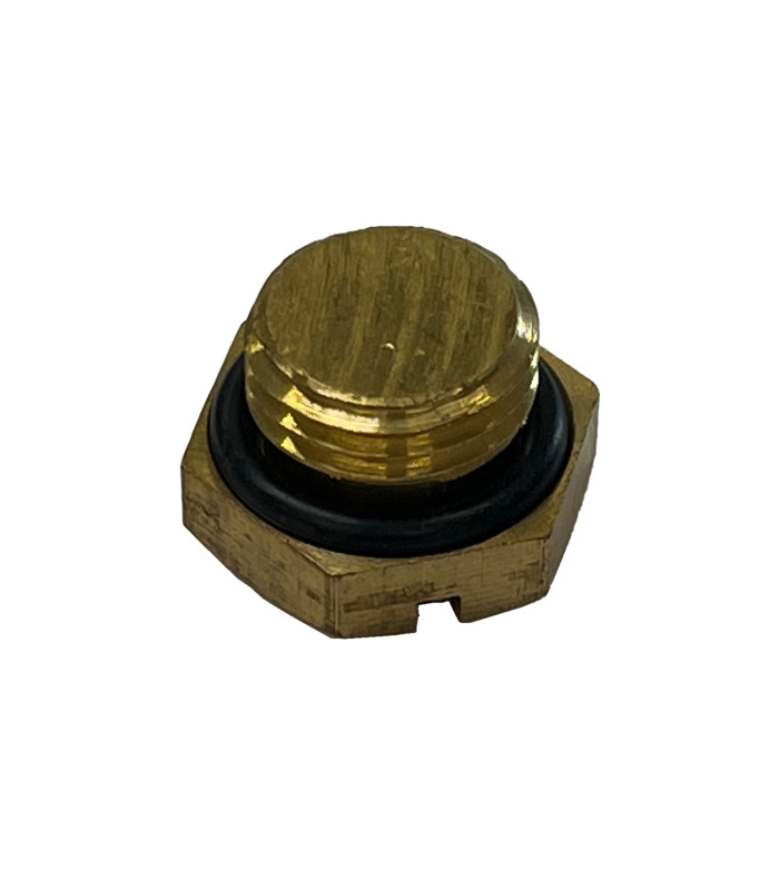 Bouchon laiton M 08/13 avec joint