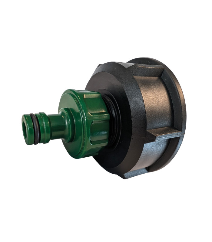 Adaptateur pour récupérateur d'eau de pluie