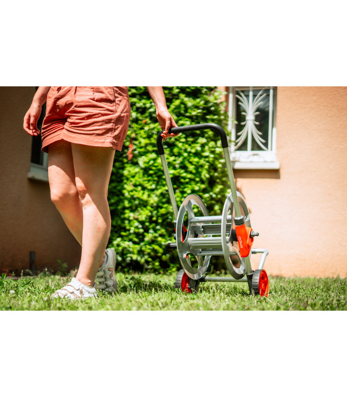Dévidoir métal sur roues