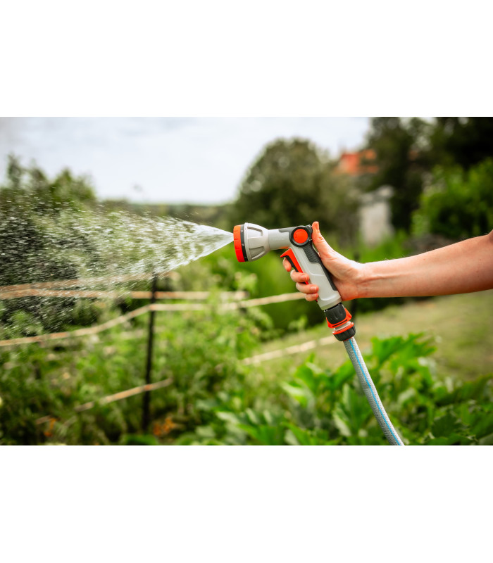 Pistolet d'arrosage métal 8 jets