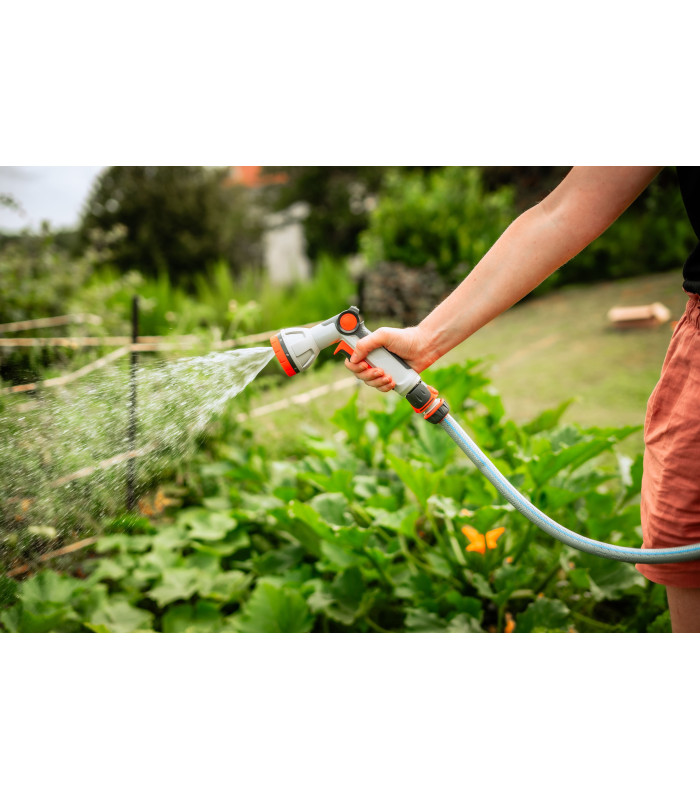 Pistolet d'arrosage métal 8 jets