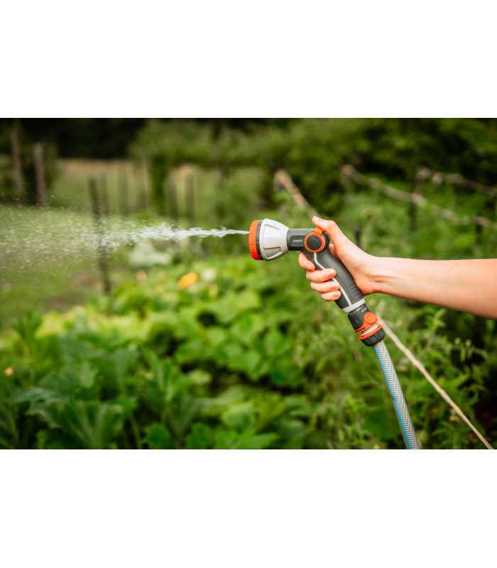 Pistolet d'arrosage métal luxe 8 jets