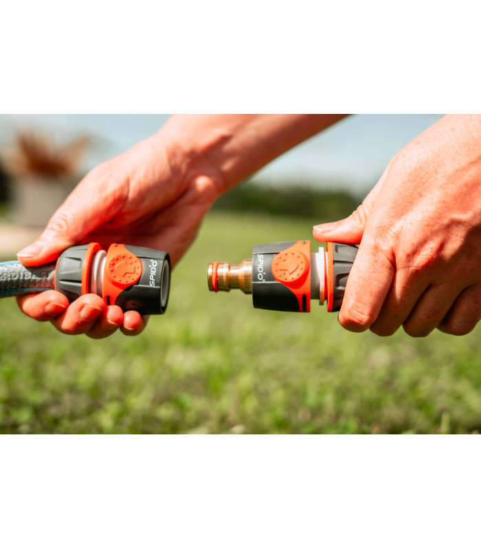 Raccord d'arrosage Aquastop 19 mm