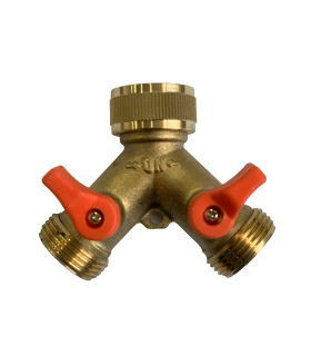 Nez de robinet Y laiton