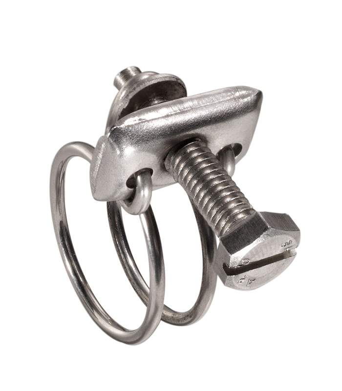 Colliers double fil inox 37x42 (x2)