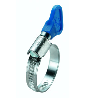 2 colliers acier zingué avec clé de serrage 12 x 22 - 9 mm