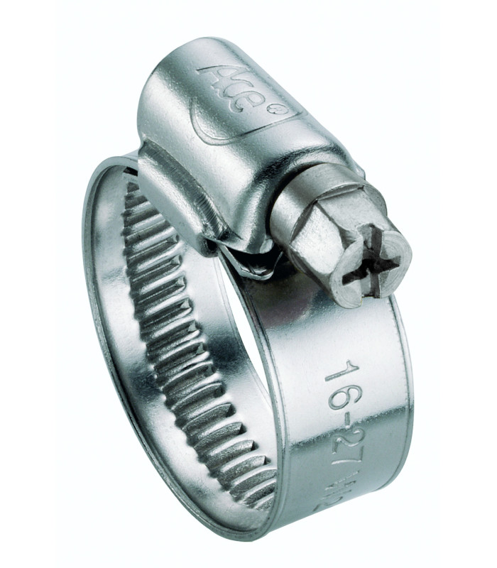 2 colliers inox 23x35 - 12 mm