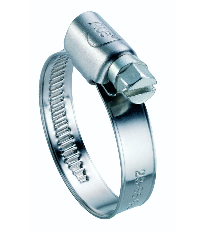 2 colliers inox 32x50 - 9 mm