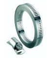 Colliers sur mesure à bande ajourée inox 3 m l 8 8 têtes