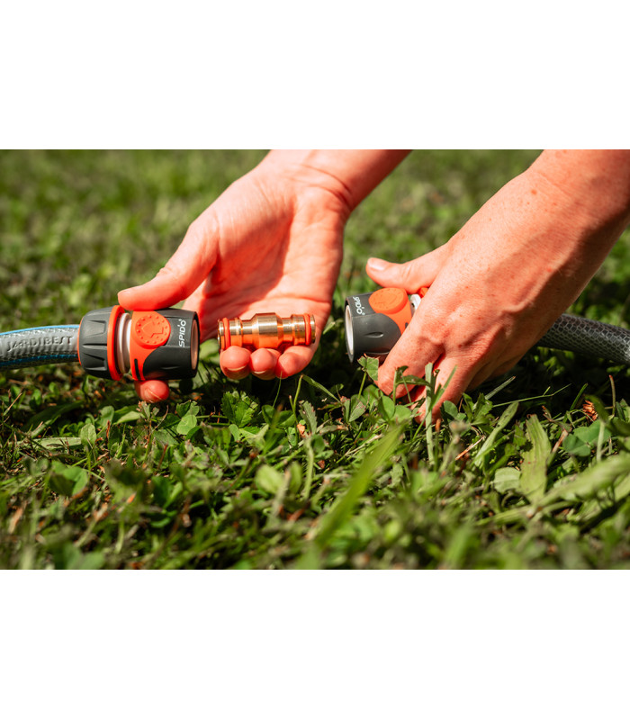 Connecteur double laiton