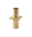 Raccord cannelé laiton 3 pièces 30 mm - MF 33/42