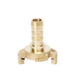 Raccord cannelé express laiton 19 mm