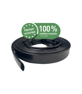 Tuyau plat d'évacuation recyclé 10 m - ∅ 32 mm