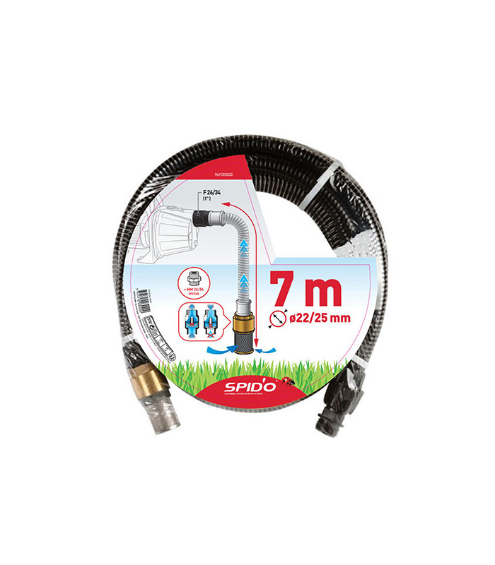 Kit d'aspiration laiton 7 mètres