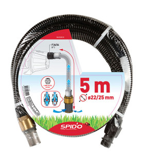 Kit d'aspiration laiton 5 mètres