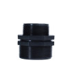 Raccord plastique droit à  visser Réduction - M 50/60 - M 40/49