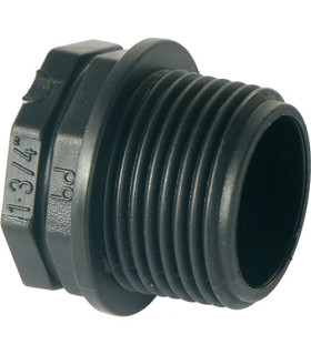 Raccord plastique droit à réduction M 40/49 - F 33/42