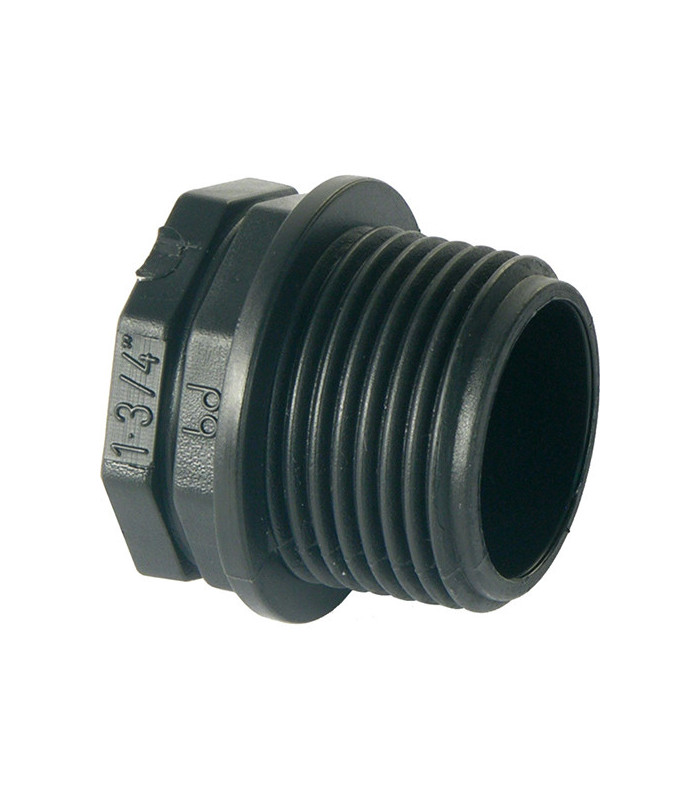 Raccord plastique droit à réduction M 40/49 - F 33/42