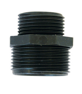 Raccord plastique droit à réduction M 33/42 - M 20/27