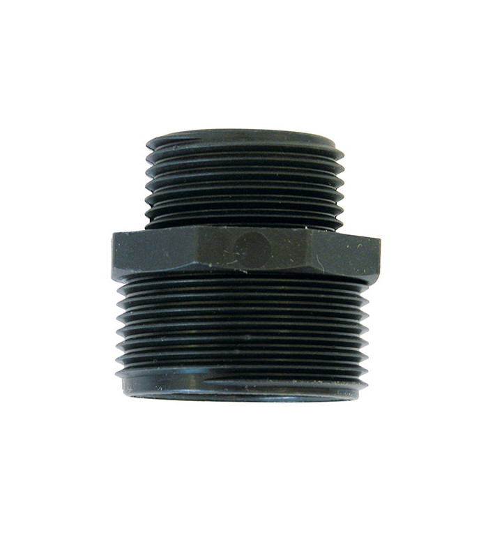 Raccord plastique droit à réduction M 33/42 - M 20/27