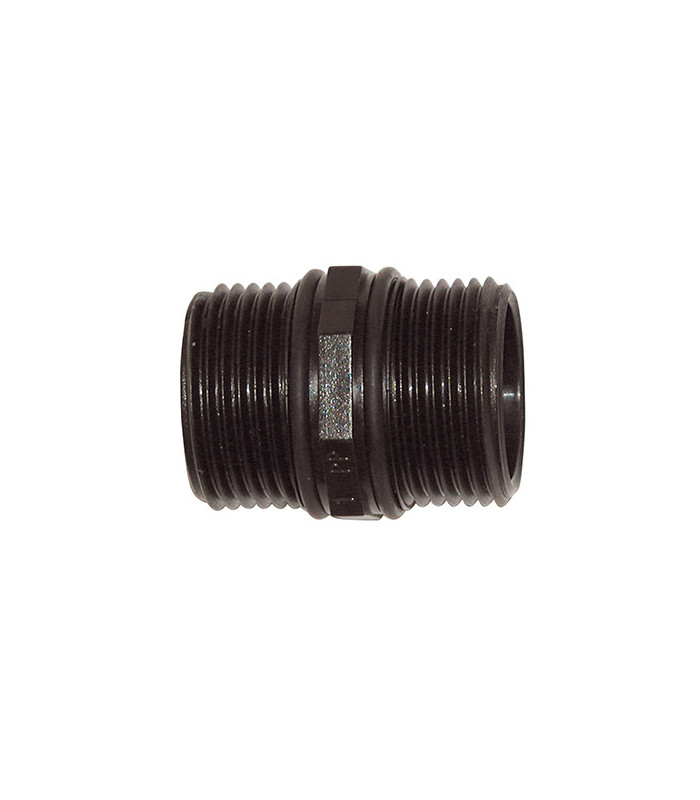 Raccord plastique droit égal MM 26/34