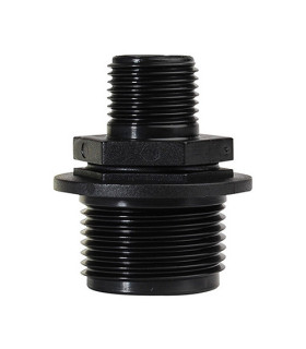 Raccord plastique droit à réduction M 26/34 - M 15/21