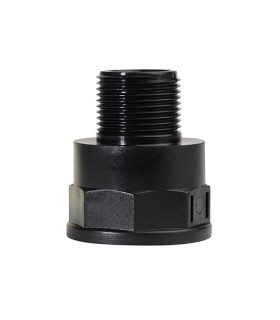 Raccord plastique droit à réduction M 20/27 - F 26/34