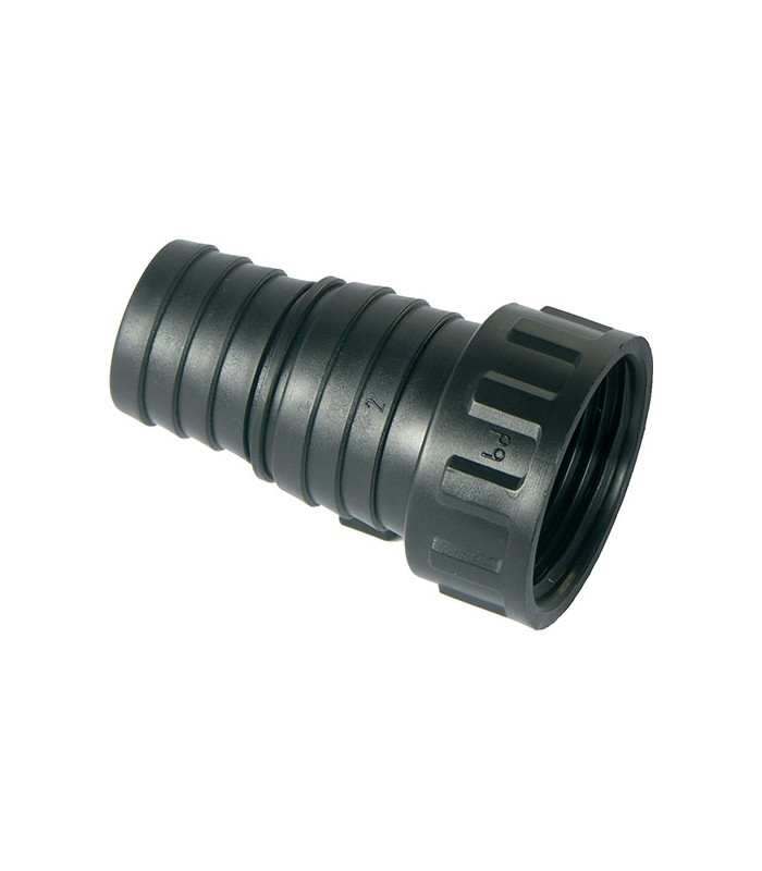 Raccord plastique droit F 26/34 cannelé