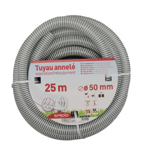 Tuyau PVC armé souple à  spirales 7 m - ∅ 50 mm