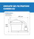 Groupe de filtration Spid'O POOL Combo S-2