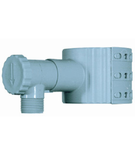 Collecteur d'eau de pluie pour gouttière coloris gris