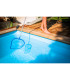 Epuisette de surface pour piscine avec manche de 120 cm