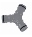 Jonction 3 voies gros débit - 28 mm