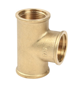 Raccord en Té laiton à visser F 20/27