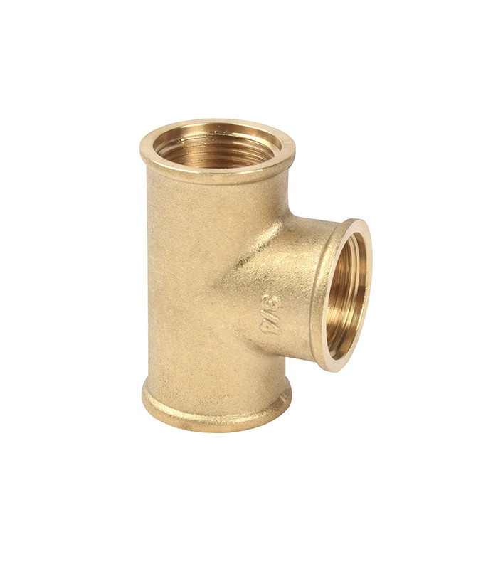 Raccord en Té laiton à visser F 20/27