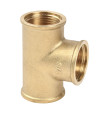 Raccord en Té laiton à visser F 20/27