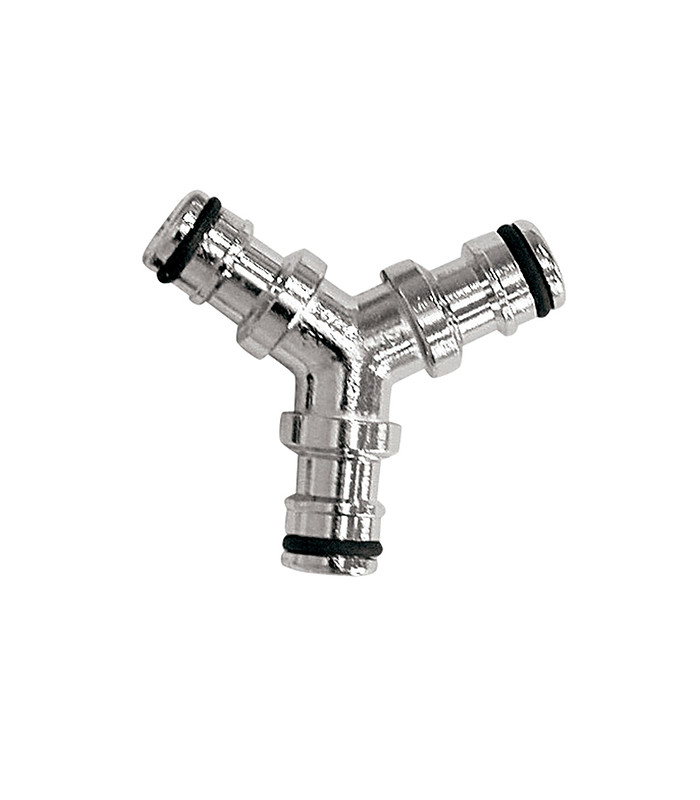 Dérivation 3 voies raccord rapide laiton