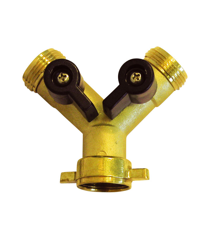 Nez robinet 2 voies + vannes