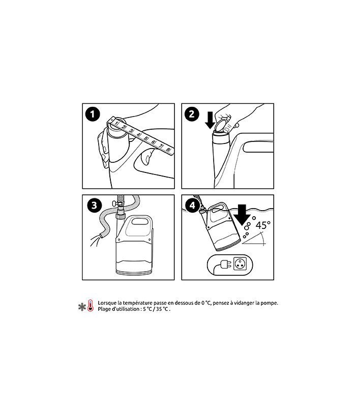 Pompe d'évacuation Spid'O Classic CDW 800