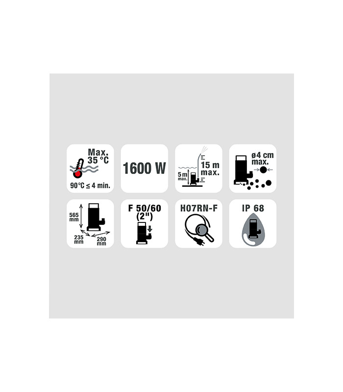 Pompe d'évacuation Spid'o Pro ECC PRO 500