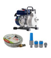 Kit complet de pompage Grand débit 12 m³/h - Pompage autonome Piscine/Citerne, Dépannage d'urgence, Usage polyvalent